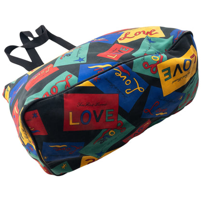 Vintage 90s YSL Yves Saint Laurent Love Pattern Shoulder Bag
