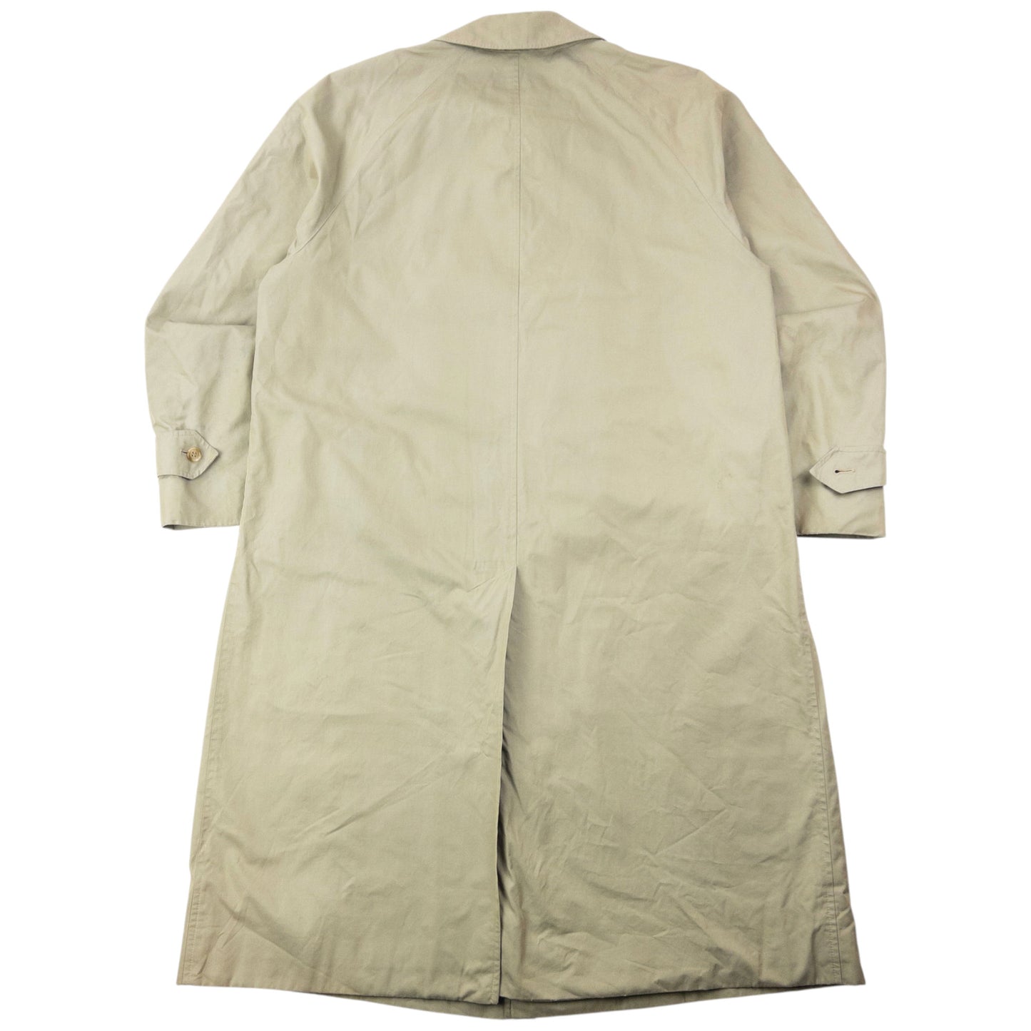 Vintage 90s Burberry Nova Check Lined Trench Jacket Size XL