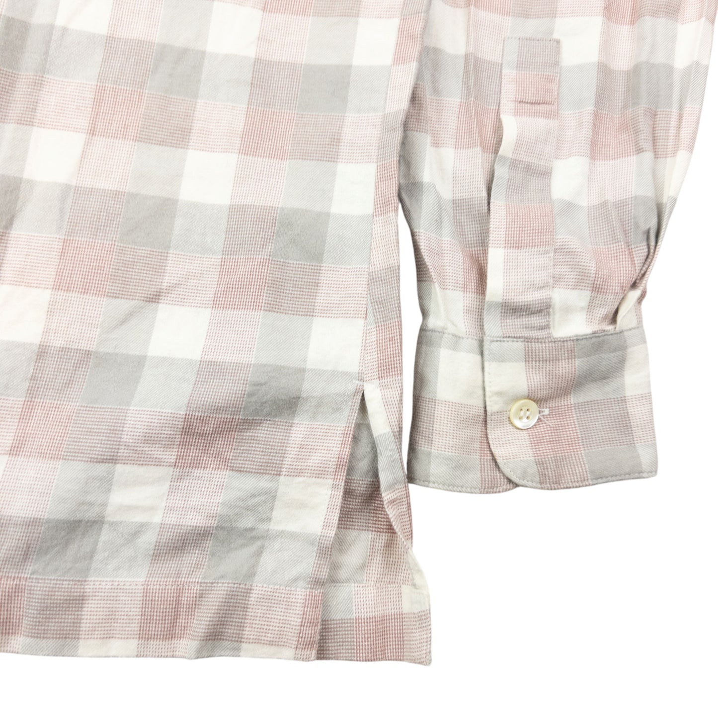 Vintage 2000s Issey Miyake Checkered Long Sleeve Button Up Shirt Size XS