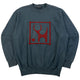 Vintage 90s YSL Yves Saint Laurent Applique Sweatshirt Size S