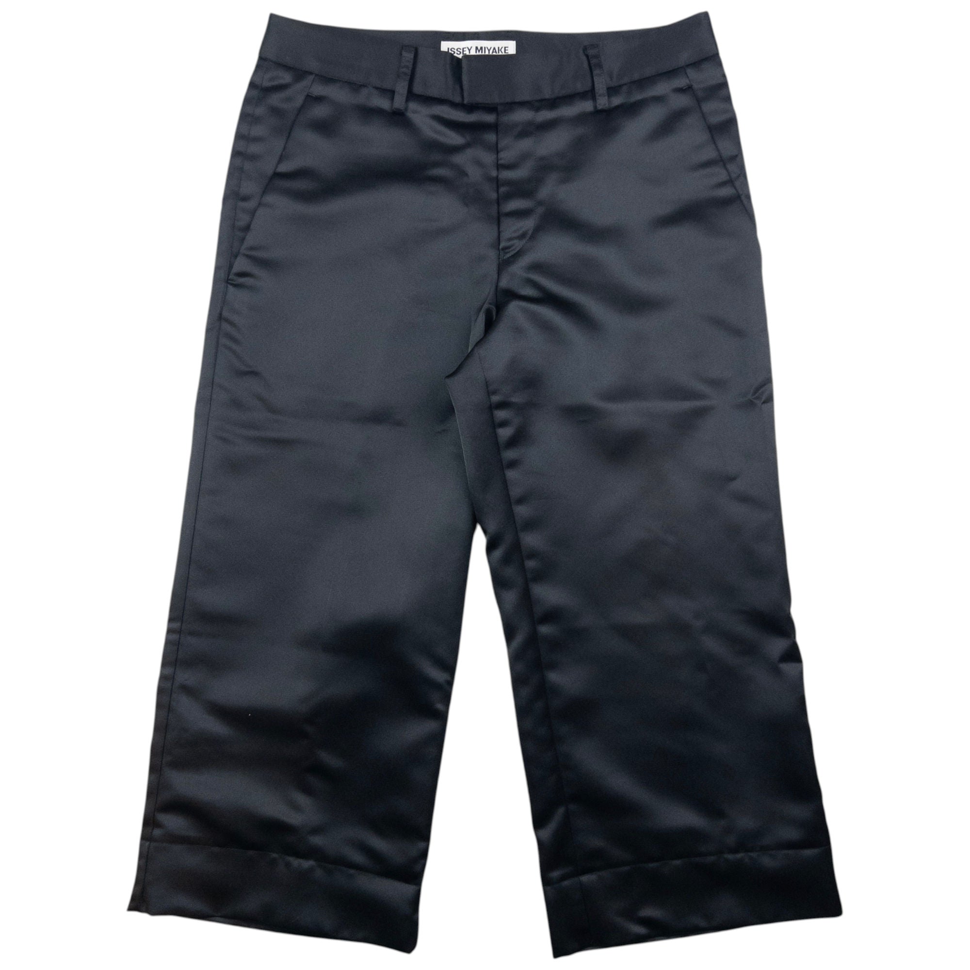 Vintage Issey Miyake Satin Jacket & Cropped Trousers Set Womens Size S