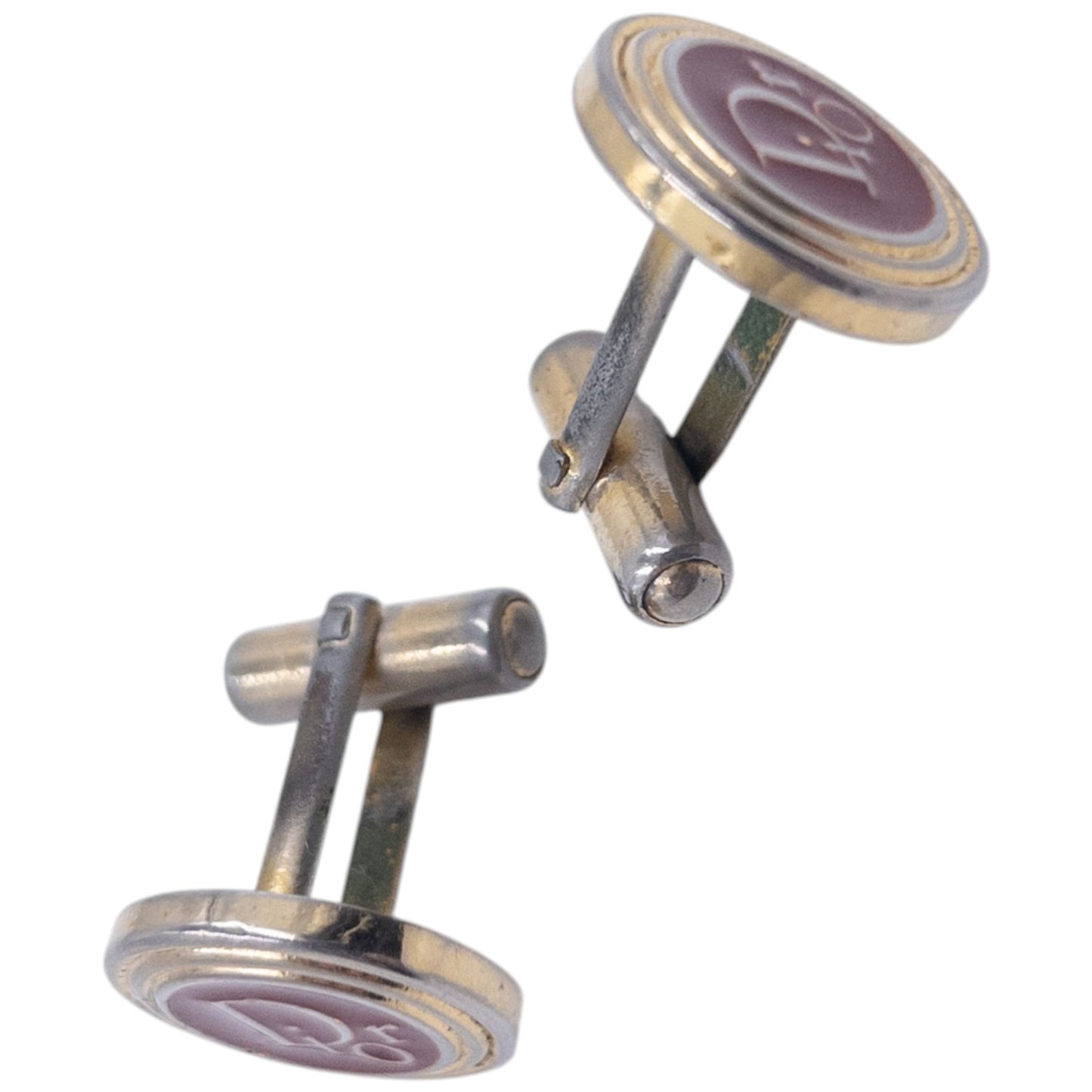Vintage 90s Dior Embossed Cufflinks