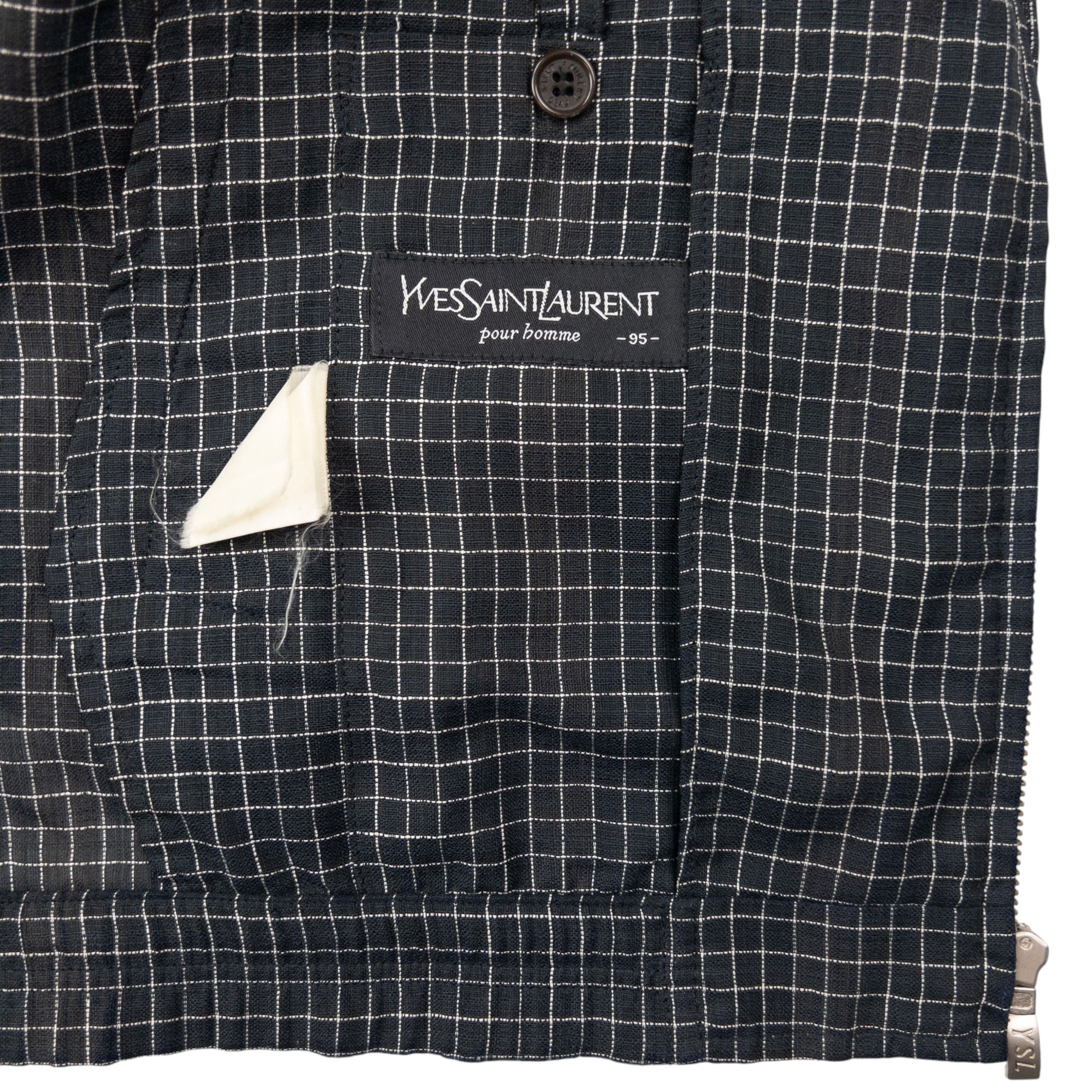 Vintage YSL Yves Saint Laurent Harrington Jacket Size S