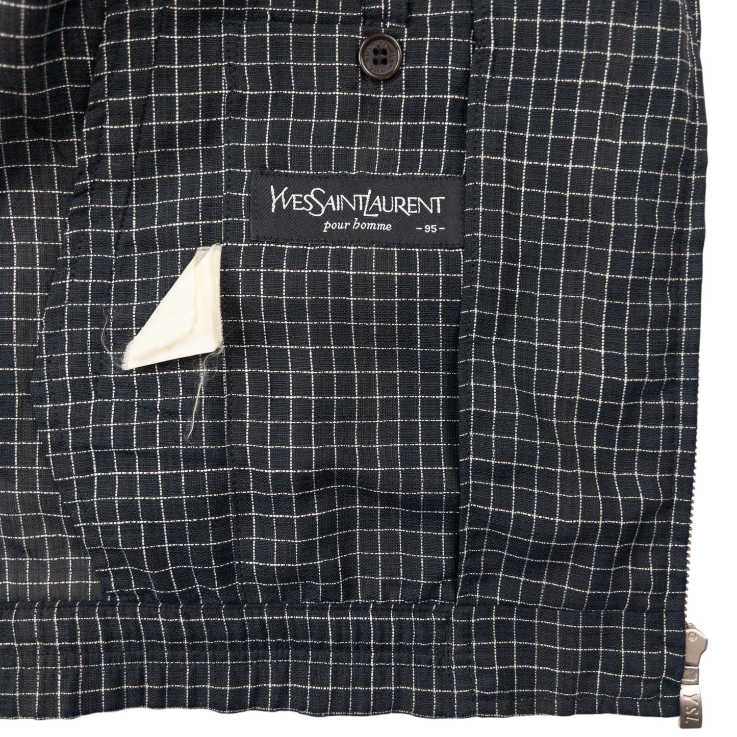 Vintage YSL Yves Saint Laurent Harrington Jacket Size S