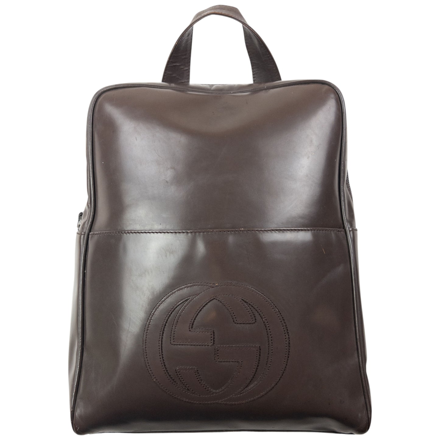 Vintage 90s Gucci Patent Leather Backpack