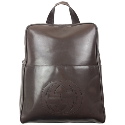 Vintage 90s Gucci Patent Leather Backpack