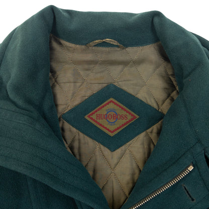 Vintage 90s Hugo Boss Cashmere Zip Up Jacket Size XL