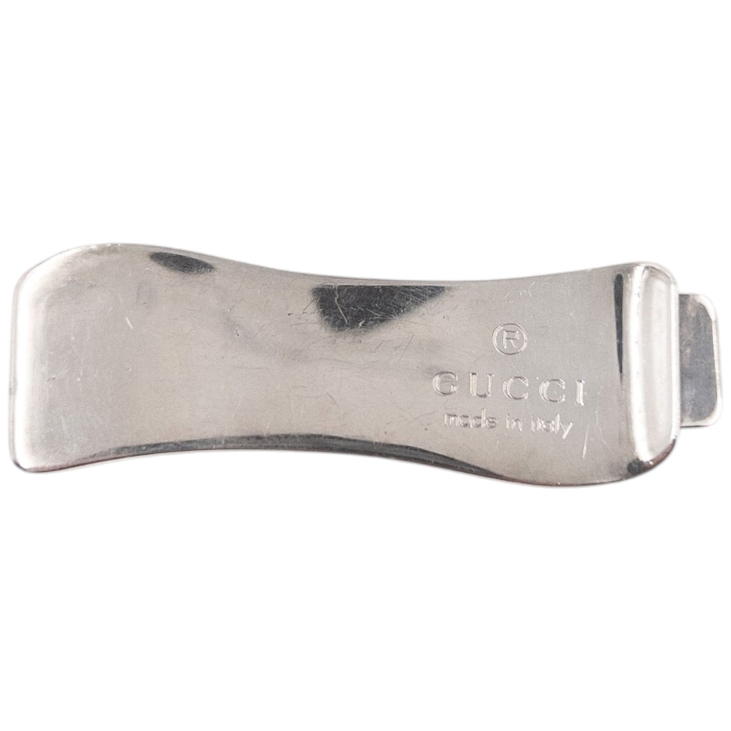 Vintage 2000s Gucci Silver Money Clip