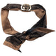 Vintage 2000s Gucci Monogram Silk Neck Scarf