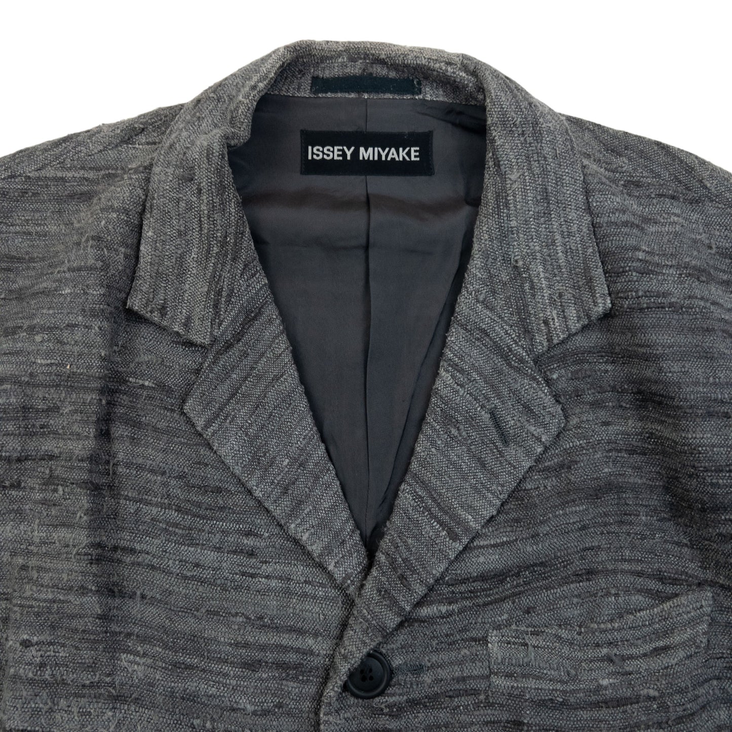 Vintage 2000s Issey Miyake Woven Blazer Jacket Size L