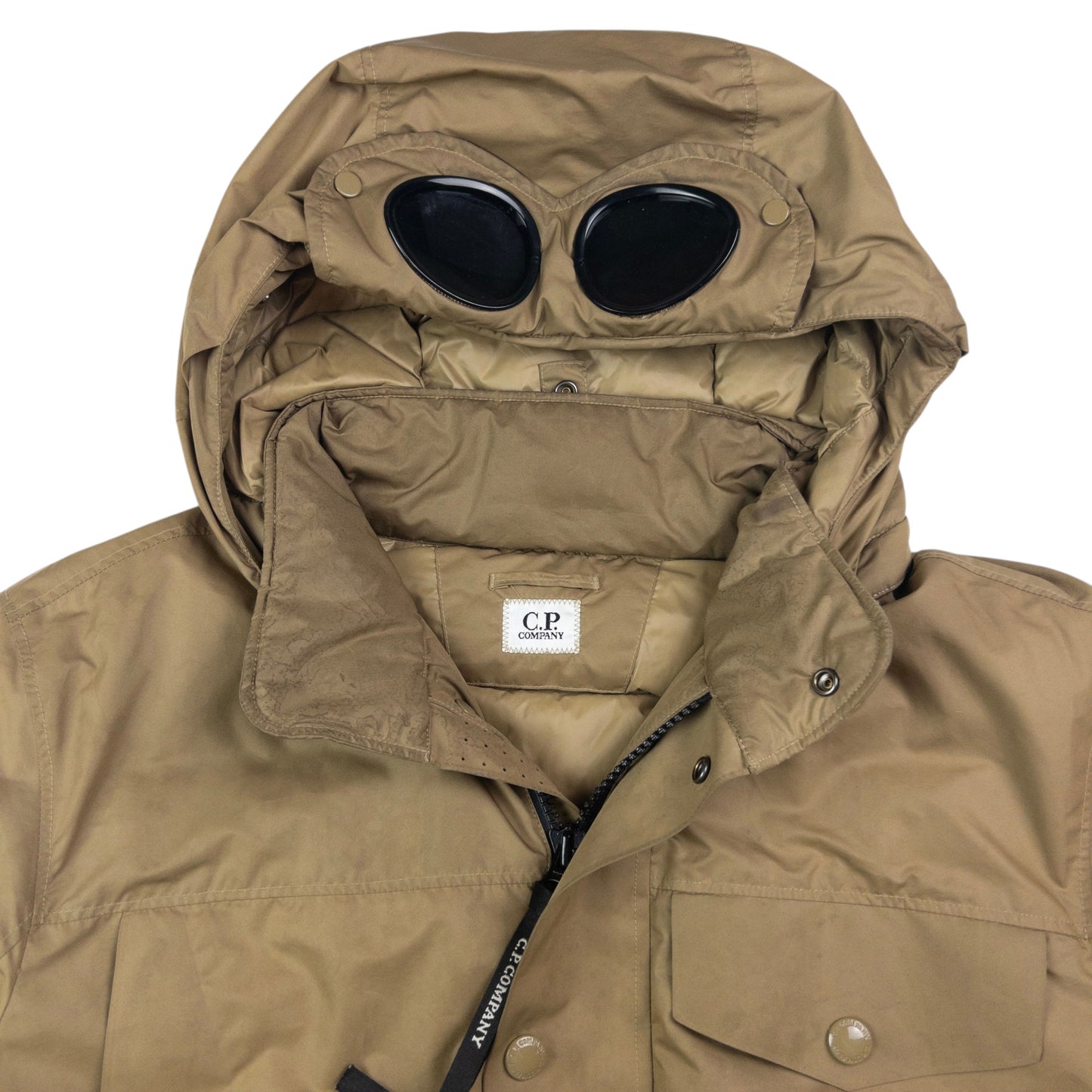 Vintage CP Company Goggle Hood Micro-M Down Jacket Size L