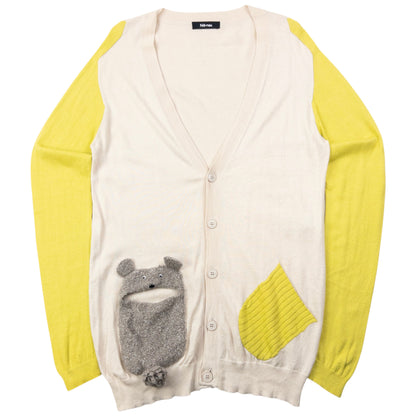 Vintage Ne-Net By Issey Miyake Mouse Pocket Cardigan Size M