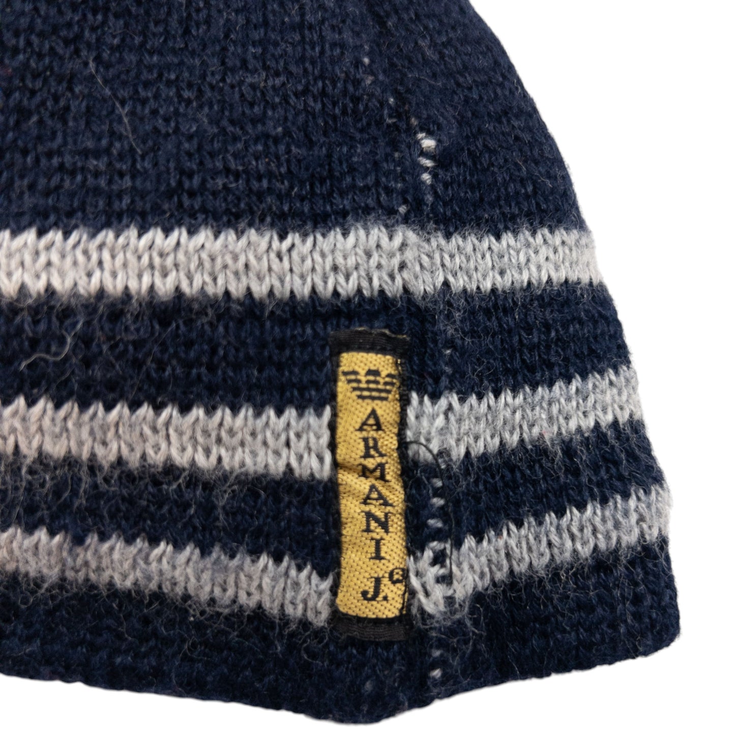 Vintage Armani Jeans Knitted Beanie Hat