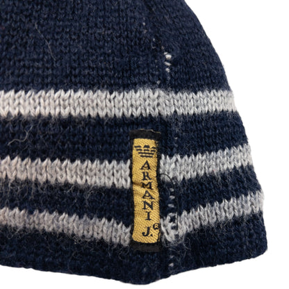 Vintage Armani Jeans Knitted Beanie Hat
