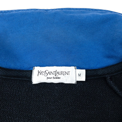 Vintage 2000s YSL Yves Saint Laurent Q Zip Sweatshirt Size M
