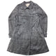 Vintage 2000s Burberry Metallic Trench Jacket Womens Size M