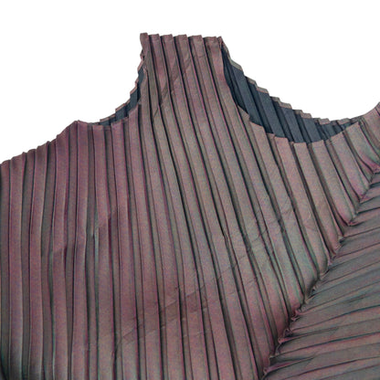 Vintage Issey Miyake Asymmetric Pleated Top Womens Size M