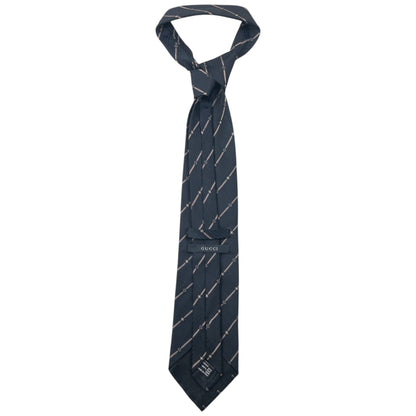 Vintage 2000s Gucci Striped Silk Tie