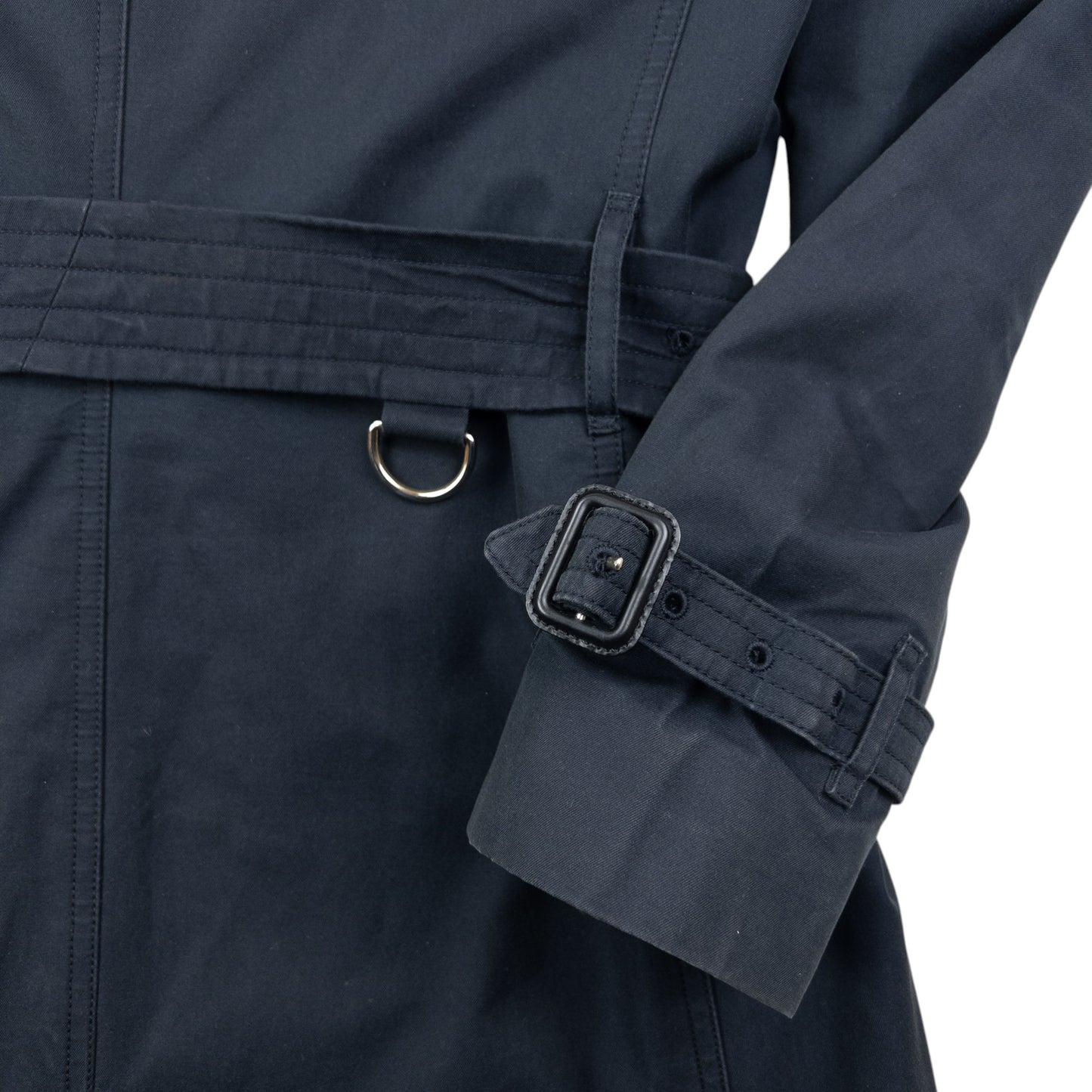 Vintage Burberry Nova Check Lined Trench Jacket Womens Size M