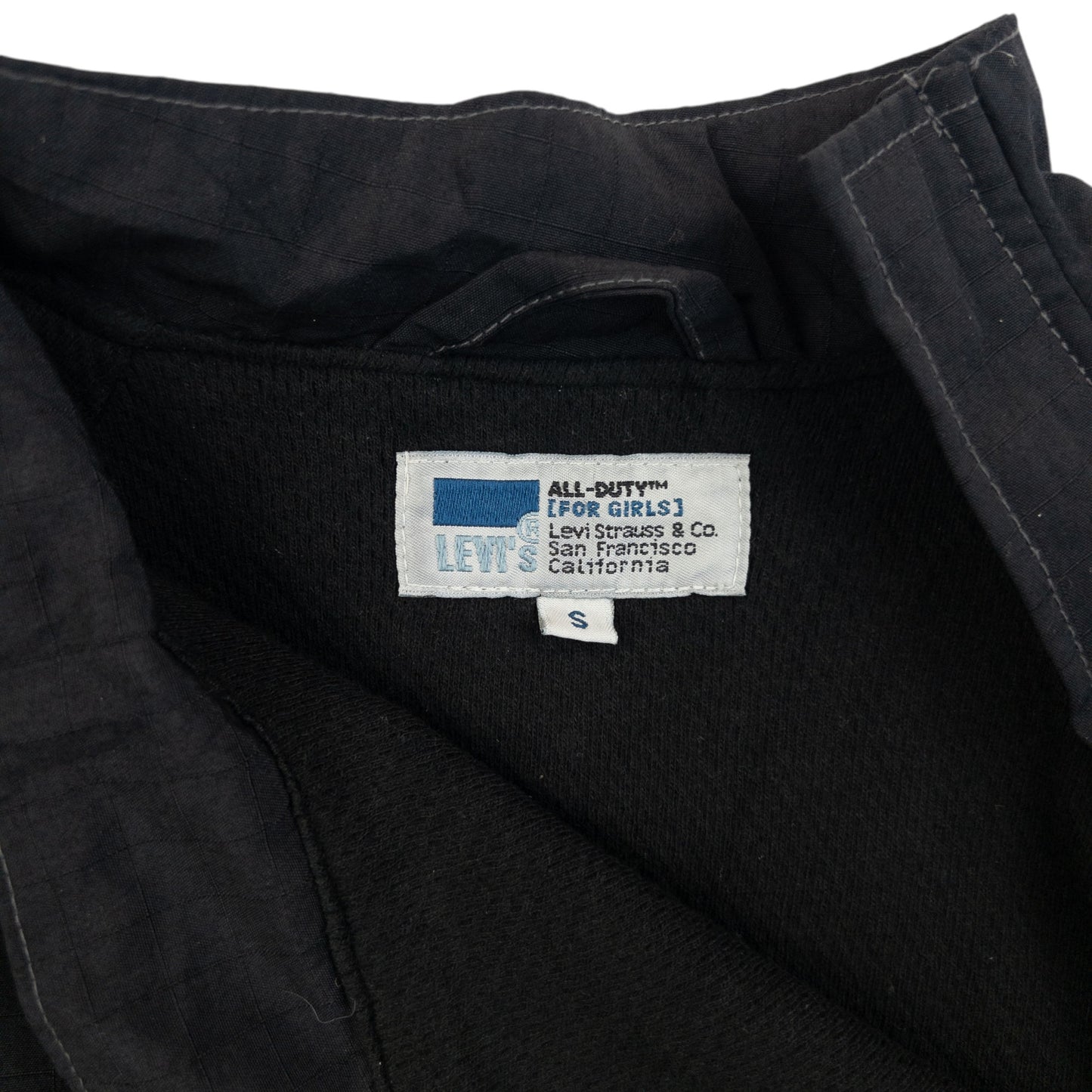 Vintage 1999 Levi's All Duty Nylon Smock Q Zip Jacket Size S