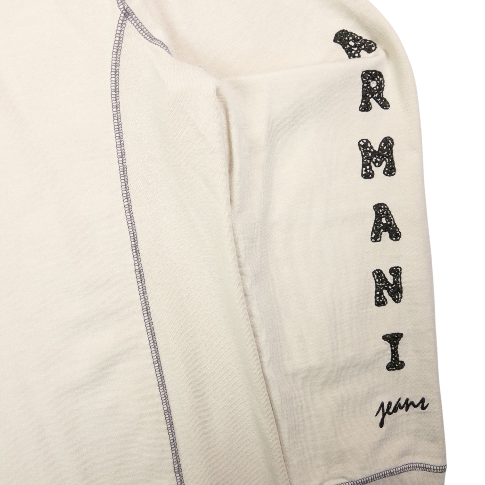 Vintage Armani Jeans Embroidered Jumper Size XL