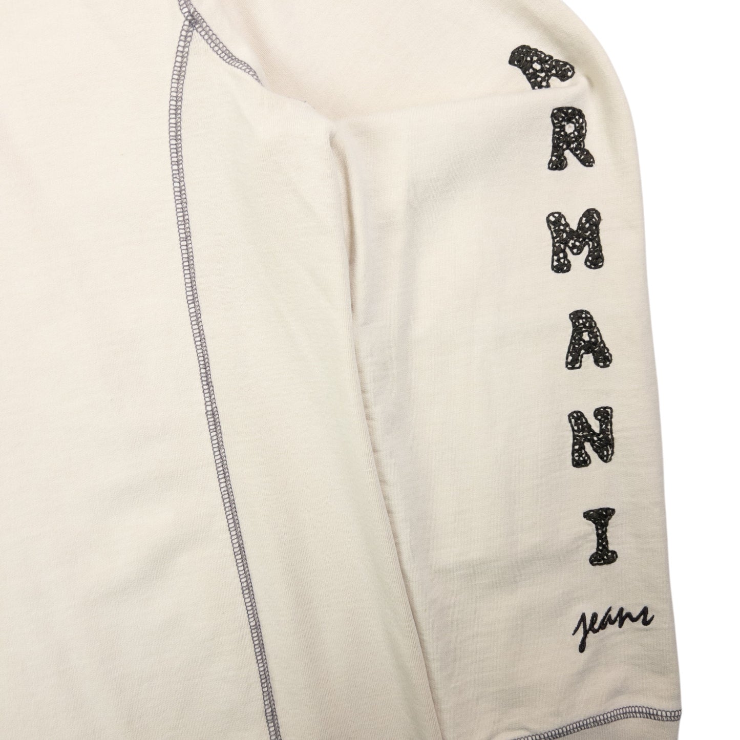 Vintage Armani Jeans Embroidered Jumper Size XL