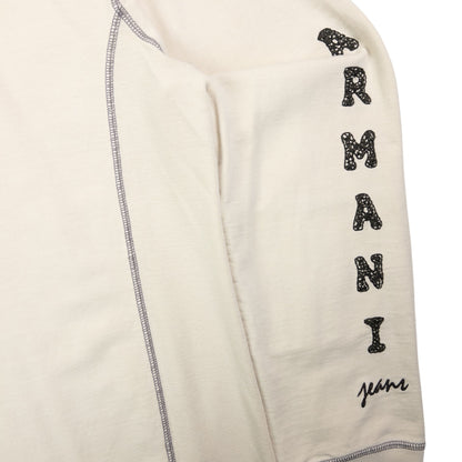 Vintage Armani Jeans Embroidered Jumper Size XL