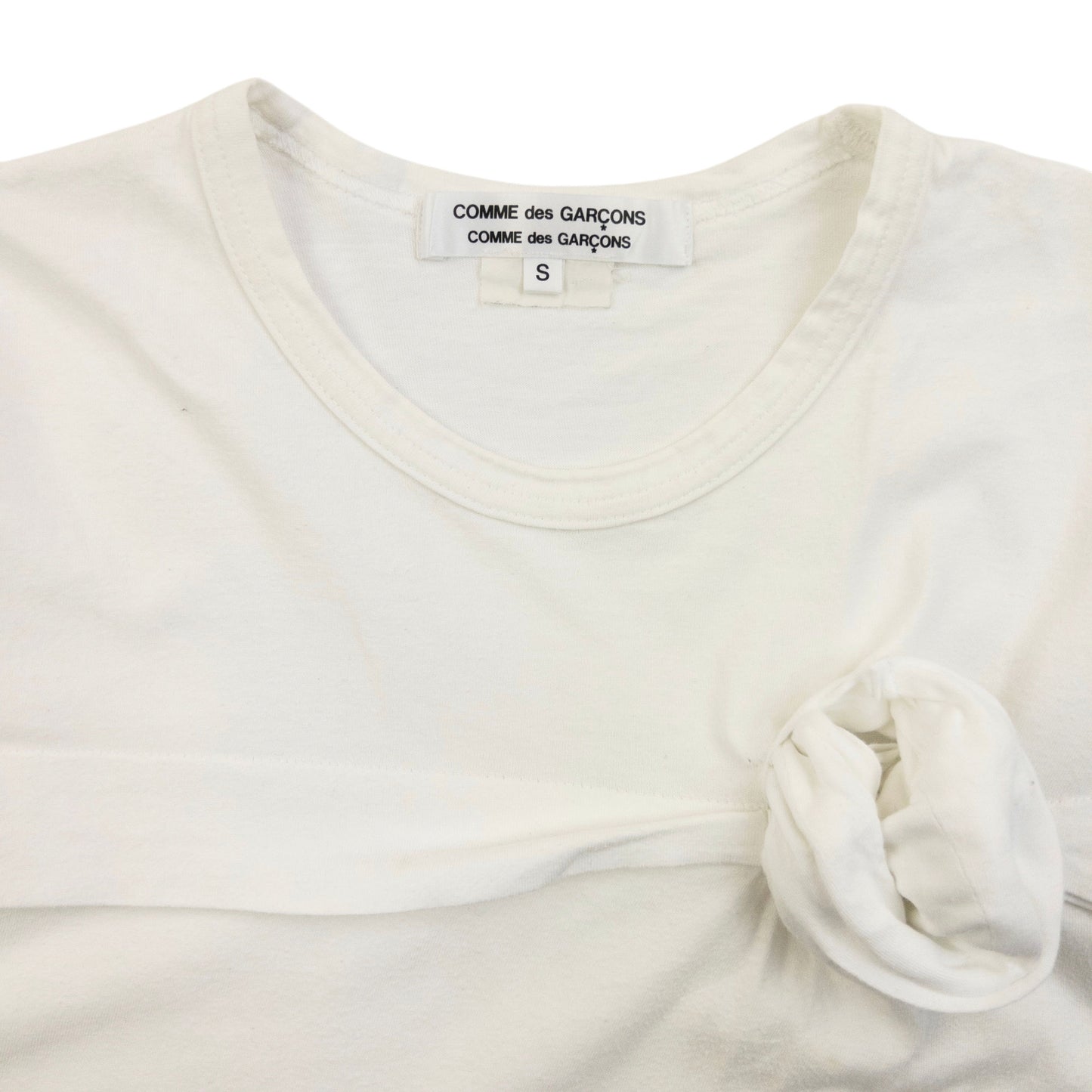 Vintage 2000s Comme Des Garçons Twist Knot T Shirt Womens Size S