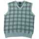 Vintage 2000s Burberry Golf Nova Check Wool Sweater Vest Womens Size M