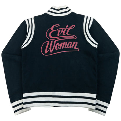 Vintage 90s Hysteric Glamour Evil Woman Varsity Jacket Womens Size M
