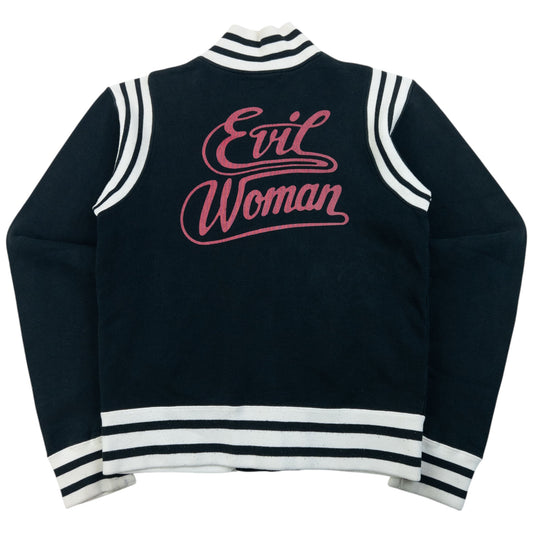 Vintage 90s Hysteric Glamour Evil Woman Varsity Jacket Womens Size M
