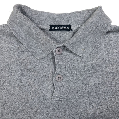 Vintage Issey Miyake Long Sleeve Polo Shirt Size M