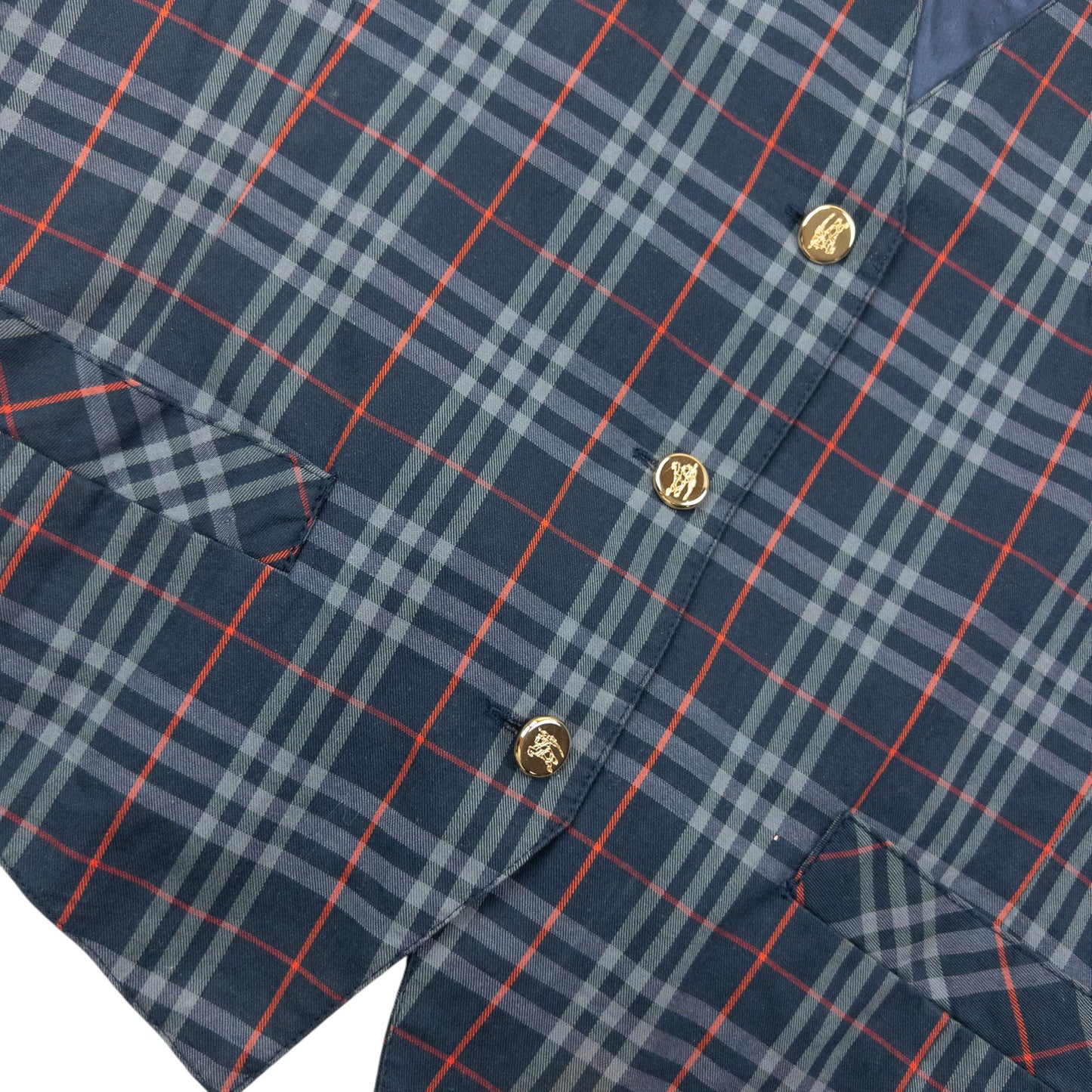 Vintage 90s Burberry Nova Check Waistcoat Womens Size S