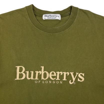 Vintage Burberry Embroidered T Shirt Size M