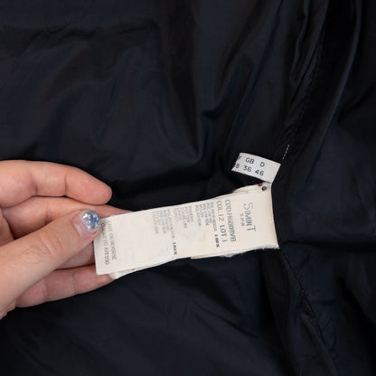 Vintage 90s Armani Jeans Zip Up Puffer Jacket Womens Size S