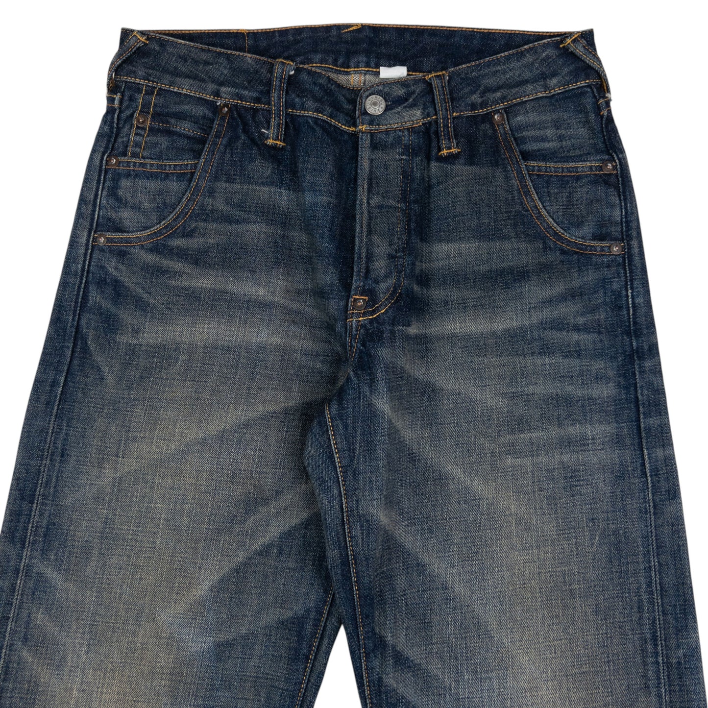 Vintage Evisu Painted Daicock Japanese Denim Jeans Size W30