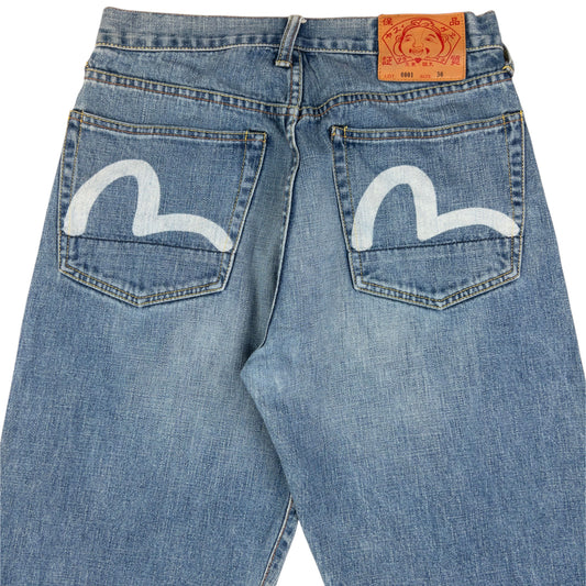 Vintage Evisu Double Gull Japanese Denim Jeans Size W29