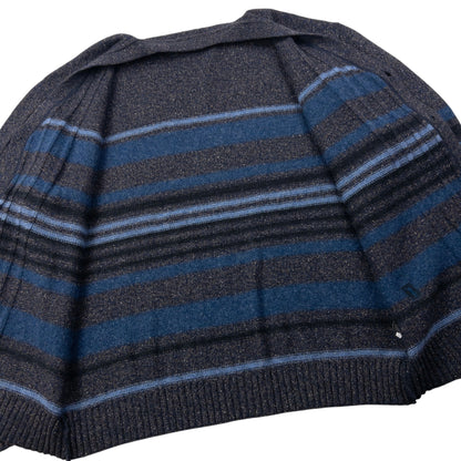 Vintage 90s YSL Yves Saint Laurent Wool Knit Button Up Cardigan Size XL