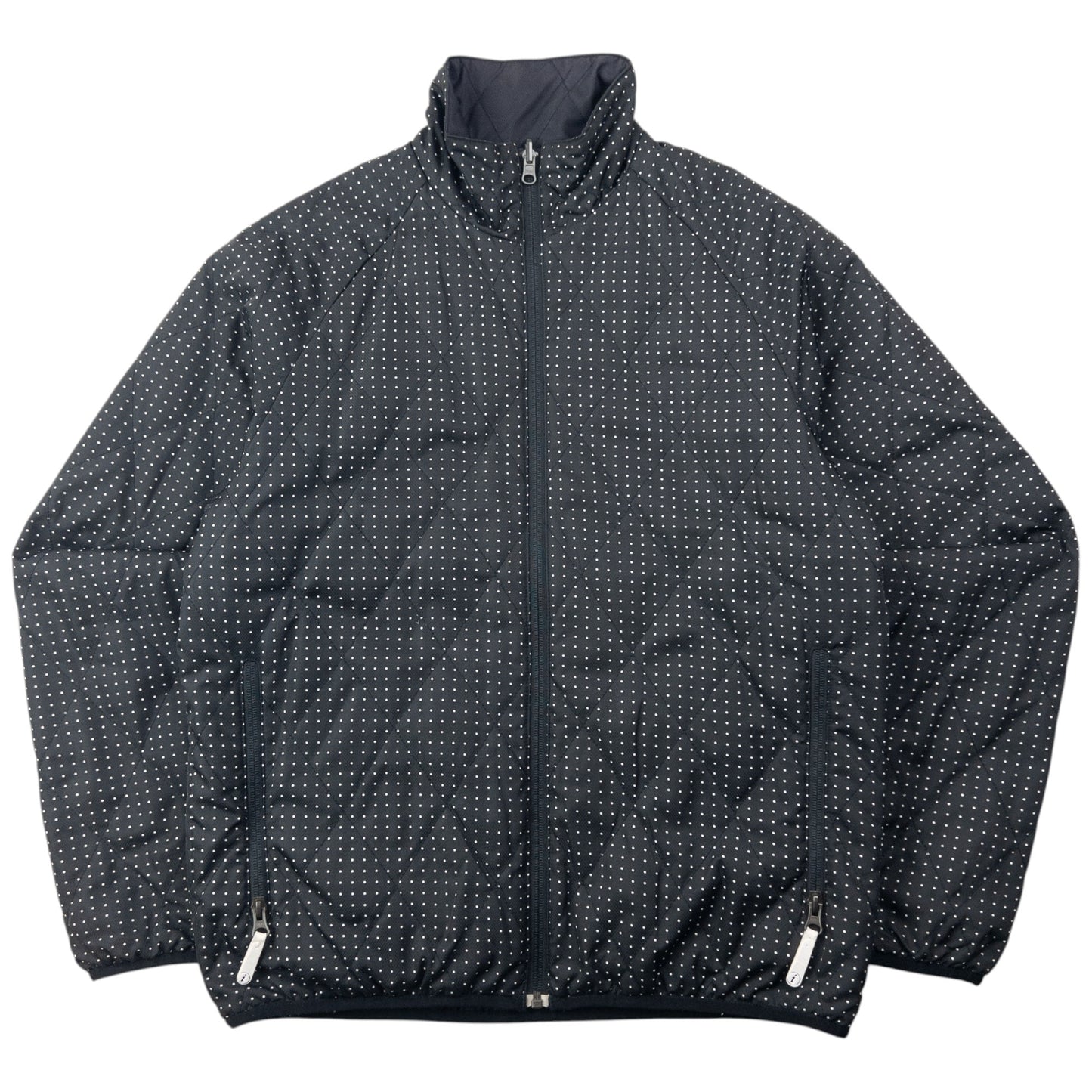 Vintage 2000s Burton iDiom Gray Scale Series Reversible Quilted Jacket Size S