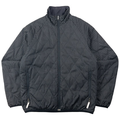 Vintage 2000s Burton iDiom Gray Scale Series Reversible Quilted Jacket Size S