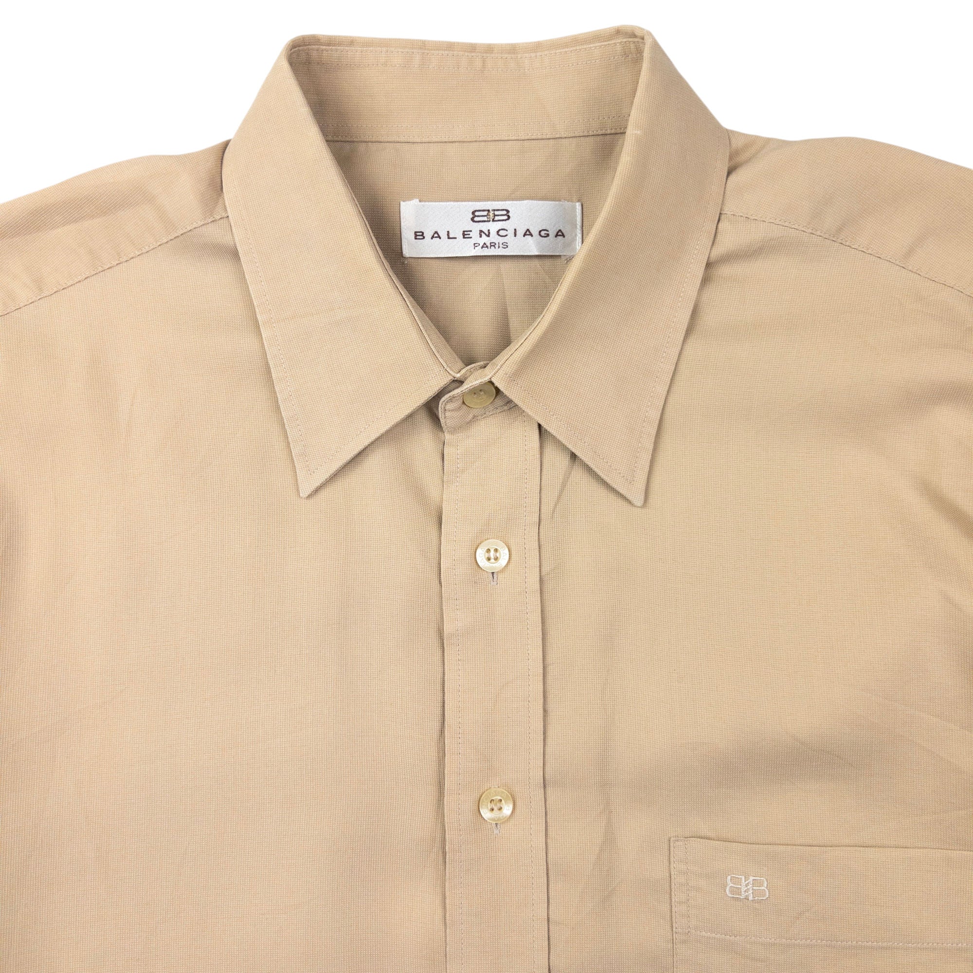 Vintage Balenciaga Long Sleeve Button Up Shirt Size L