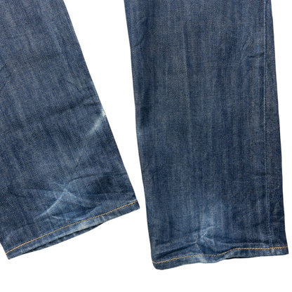 Vintage 2000sn PPFM Leather Detail Denim Jeans Size W29
