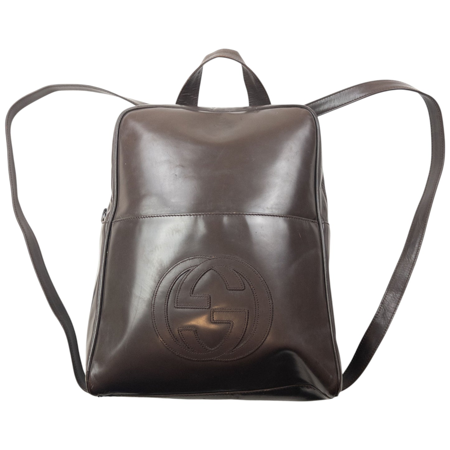 Vintage 90s Gucci Patent Leather Backpack