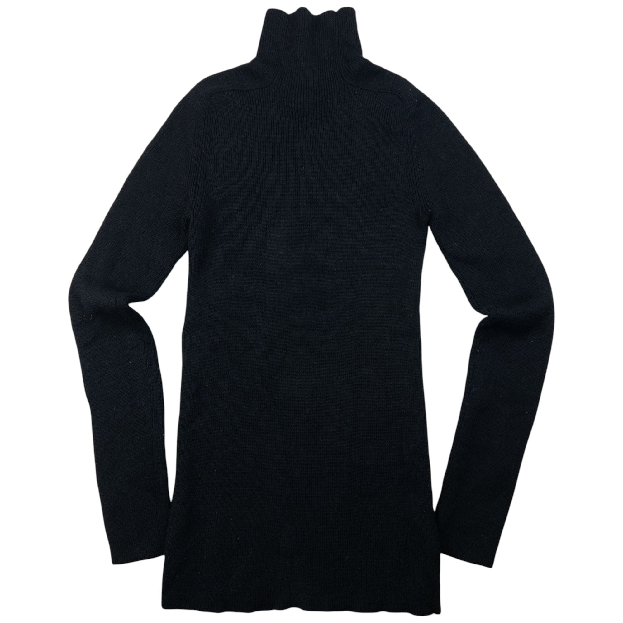 Vintage Yohji Yamamoto Knitted Wool Turtleneck Jumper Womens Size M