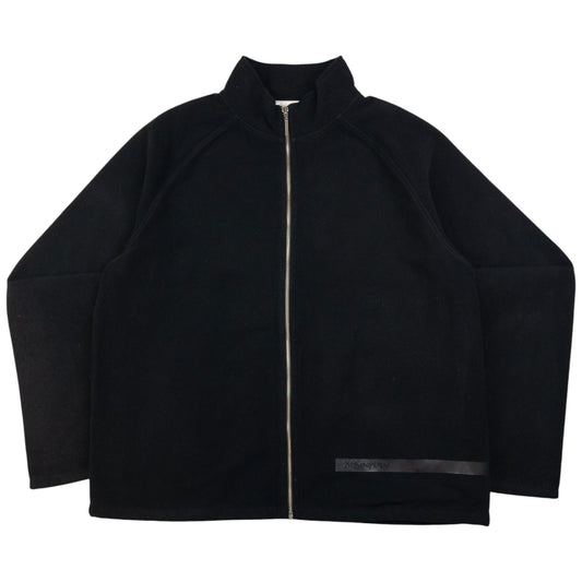 Vintage YSL Yves Saint Laurent Zip Up Fleece Jacket Size XL