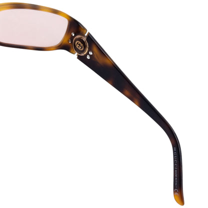 Vintage 2000s Gucci By Tom Ford Tortoise Shell Sunglasses