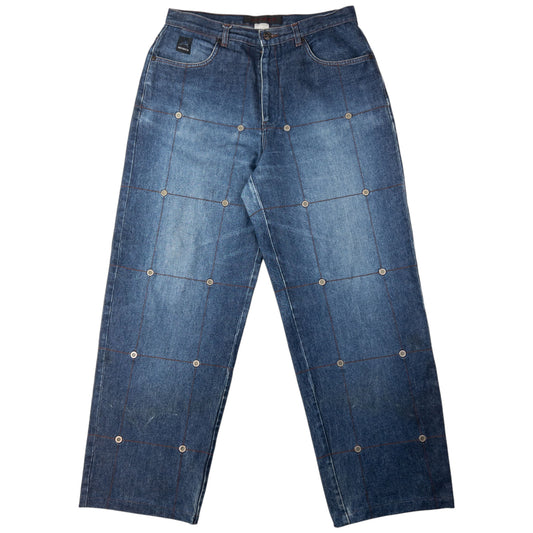 Vintage Avirex Metal Detail Denim Jeans Size W35