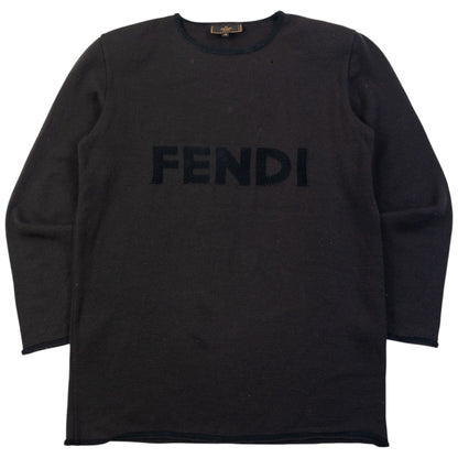 Vintage 90s Fendi Wool Jumper Womens Size L