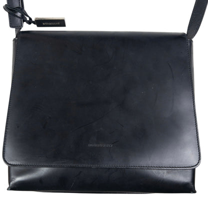 Vintage Burberry Leather Crossbody Bag