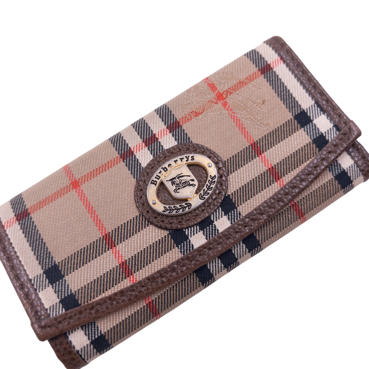 Vintage 90s Burberry Nova Check Key Holder